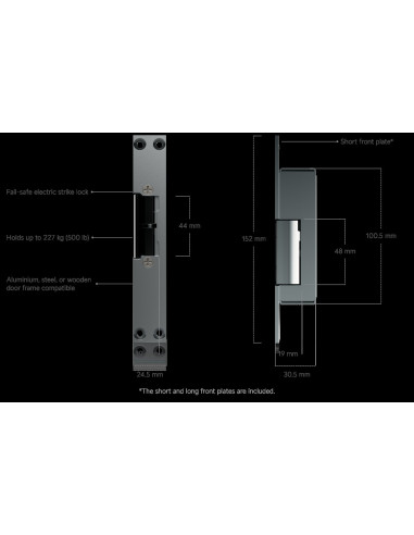 Ubiquiti UACC-Lock-Strike-Safe-8mm, UniFi Access Fail-Safe Strike Lock 8mm