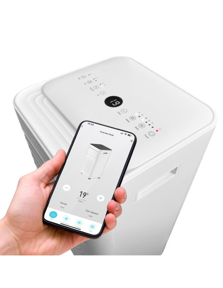 Salente SummerICE7, múdra mobilná klimatizácia, 7000 BTU, WiFi + Bluetooth, diaľk. ovl.