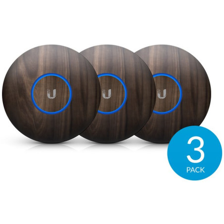 Ubiquiti kryt pre UAP-nanoHD, U6 Lite a U6+, drevený motív, 3 kusy