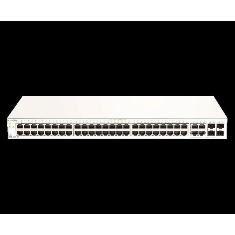 D-Link DBS-2000-52 52xGb Nuclias Smart Managed Switch 4x 1G Combo Ports (With 1 Year License)