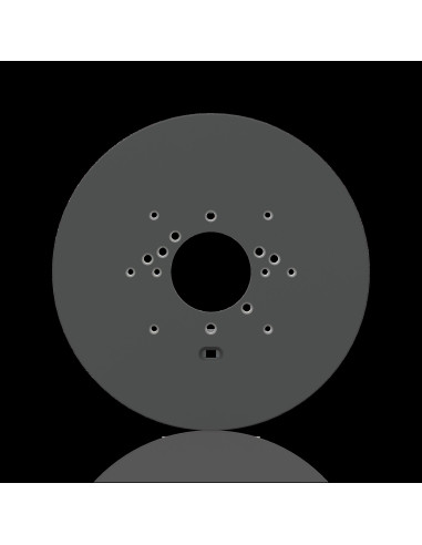 Ubiquiti UACC-GB-Plate-B - Gang Box Mounting Plate, čierna