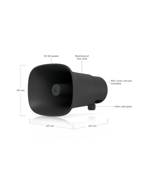 Ubiquiti UP-AI-Horn-Speaker-B - UniFi Protect AI Horn Speaker, čierna
