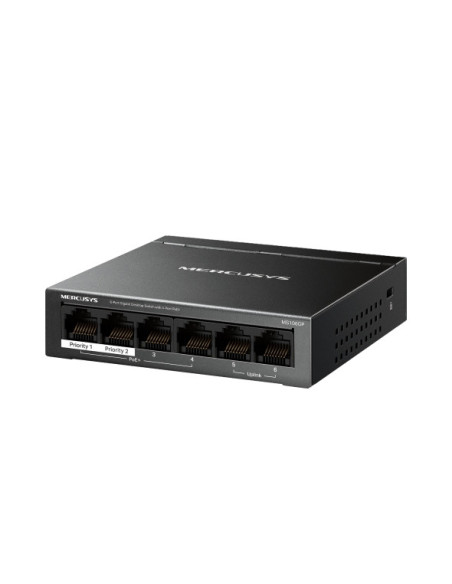 Mercusys MS106GP 6xGb desktop switch 4xPoE+