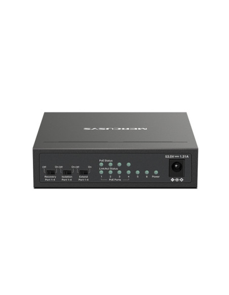 Mercusys MS106GP 6xGb desktop switch 4xPoE+
