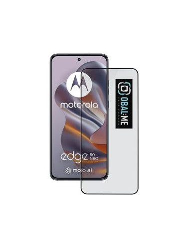 OBAL:ME 5D Tvrdené Sklo pre Motorola Edge 50 Neo/60 Neo Black
