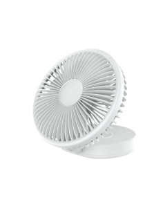 Platinet PRDF0396 skladací stolný ventilátor 19 cm, akumulátor 2400 mAh, biela