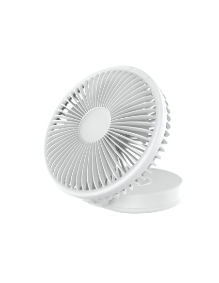 Platinet PRDF0396 skladací stolný ventilátor 19 cm, akumulátor 2400 mAh, biela