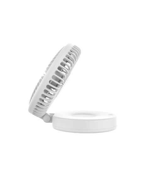 Platinet PRDF0396 skladací stolný ventilátor 19 cm, akumulátor 2400 mAh, biela