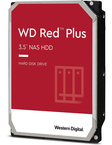 WD Red Plus/4TB/HDD/3.5"/SATA/5400 RPM/Červená/3R