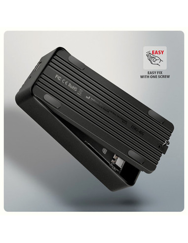 AXAGON EEM2-40G, USB-C 40Gbps externý box pre M.2 NVMe SSD, zosilnený hliník