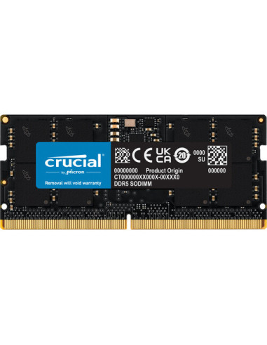 Crucial/SO-DIMM DDR5/16GB/4800MHz/CL40/1x16GB