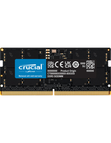 Crucial/SO-DIMM DDR5/16GB/4800MHz/CL40/1x16GB