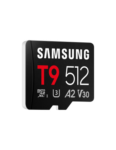 Samsung T9/Micro SDXC/512GB/UHS-I U3 / Class 10/+ Adaptér/Čierna