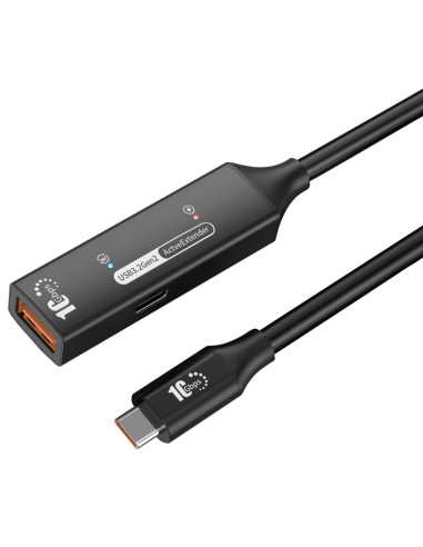 PremiumCord USB-A repeater + kábel USB-C, 10m