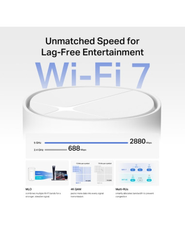 Halo E27BE(2-pack) BE3600 Home Mesh WiFi7 systém