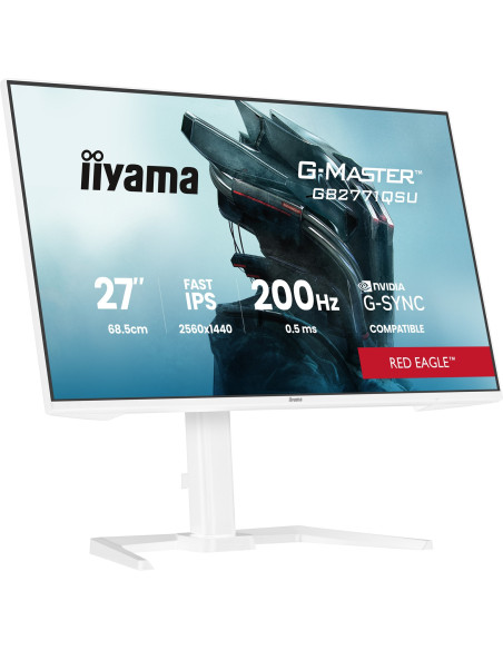 iiyama G-Master/GB2771QSU-W1/27"/IPS/QHD/200Hz/0,5ms/Biela/3R