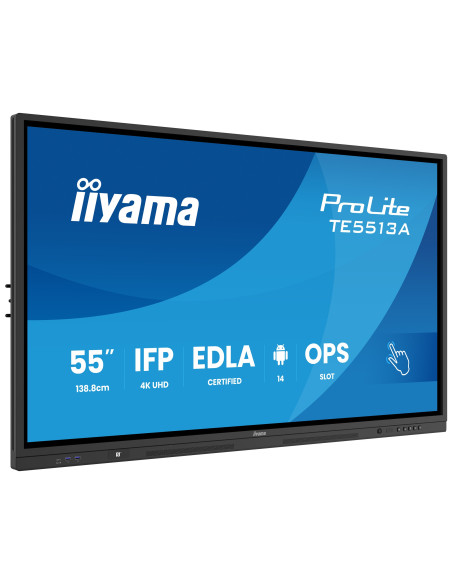 55" iiyama TE5513A-B2AG: IPS, 4K, 40P, EDLÁ