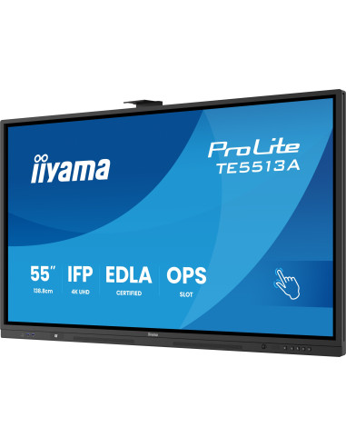 55" iiyama TE5513A-B2AG: IPS, 4K, 40P, EDLÁ