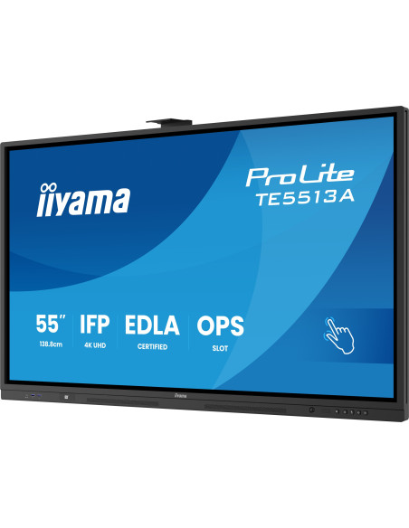 55" iiyama TE5513A-B2AG: IPS, 4K, 40P, EDLÁ