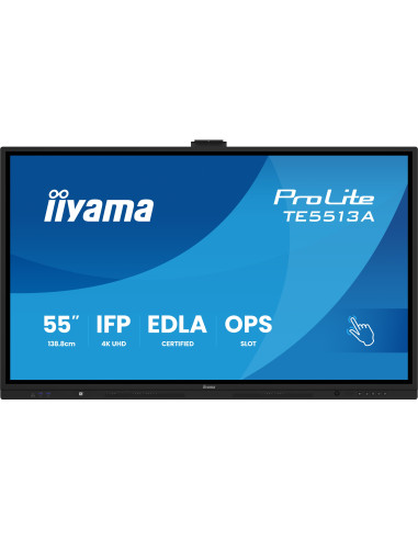 55" iiyama TE5513A-B2AG: IPS, 4K, 40P, EDLÁ