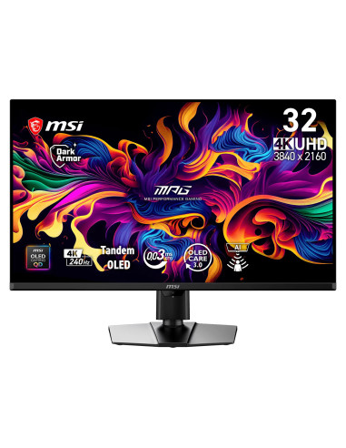 MSI MPG/322UR QD-OLED X24/31,5"/QD-OLED/4K UHD/240Hz/0,03ms/Čierna/3R