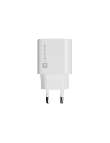 Univerzálna nabíjačka Natec RIBERA 20W, 1X USB-C, biela