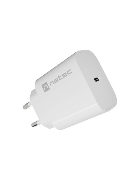 Univerzálna nabíjačka Natec RIBERA 20W, 1X USB-C, biela