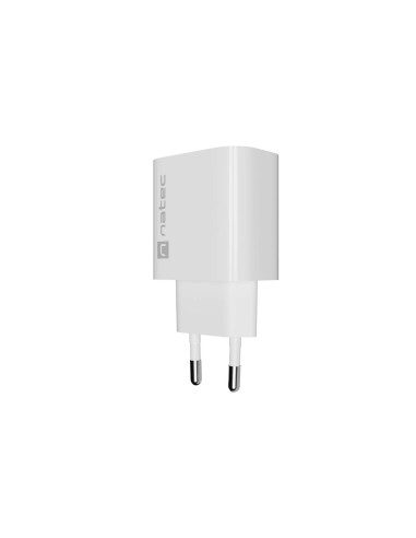 Univerzálna nabíjačka Natec RIBERA 20W, 1X USB-C, biela