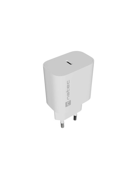Univerzálna nabíjačka Natec RIBERA 20W, 1X USB-C, biela
