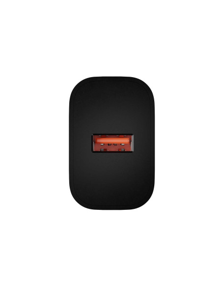 Univerzálna nabíjačka Natec RIBERA 18W, 1X USB-A, čierna