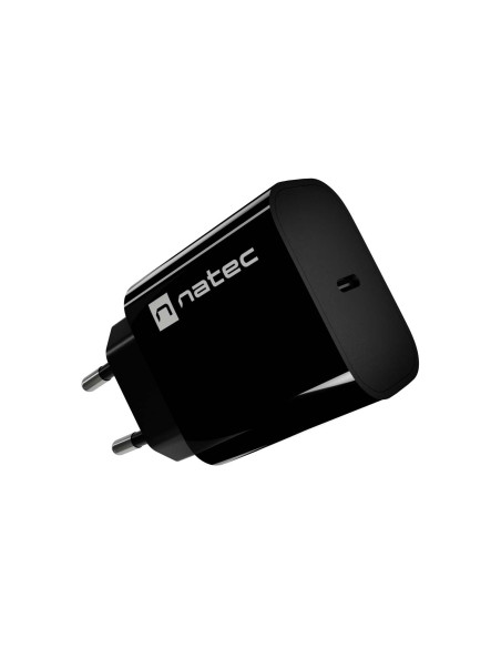 Univerzálna nabíjačka Natec RIBERA 20W, 1X USB-C, čierna
