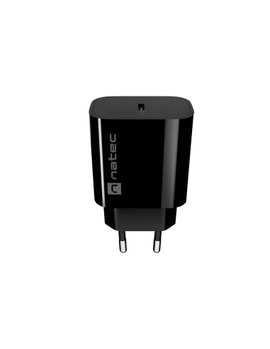 Univerzálna nabíjačka Natec RIBERA 20W, 1X USB-C, čierna