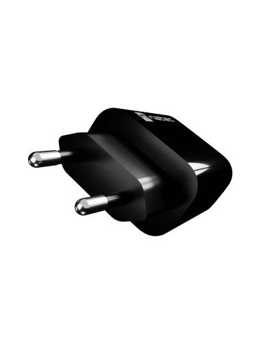 Univerzálna nabíjačka Natec RIBERA 20 W, 1X USB-A + 1X USB-C, čierna