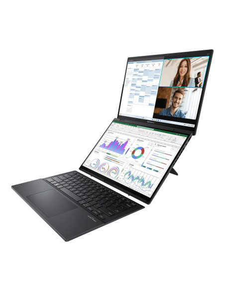 ASUS Zenbook Duo 14 OLED/UX8406CA-OLED067X/U7-255H/14"/2880x1800/T/32GB/1TB SSD/Arc 140T/W11P/Gray/2