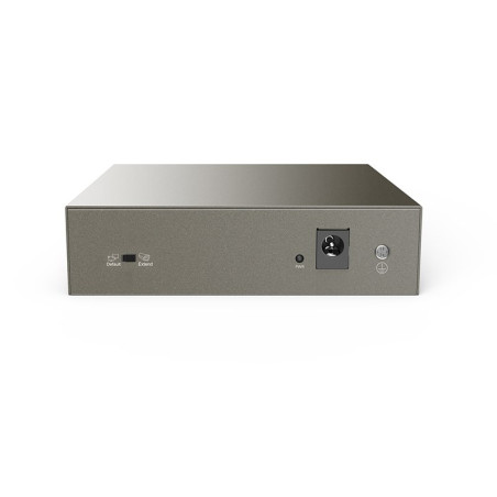 Tenda TEF1106P-4-63W PoE AT switch 4x PoE 802.3af/at, 6x 100Mb/s, PoE celkom 63W, fanless, PoE+