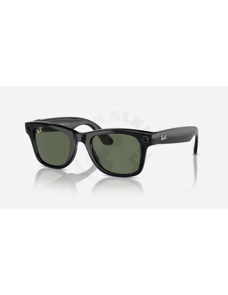 Meta Ray-Ban Gen1 Wayfarer - Matte Black/Clear to Graphite Green Transitions