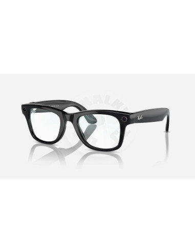Meta Ray-Ban Gen1 Wayfarer - Matte Black/Clear to Graphite Green Transitions
