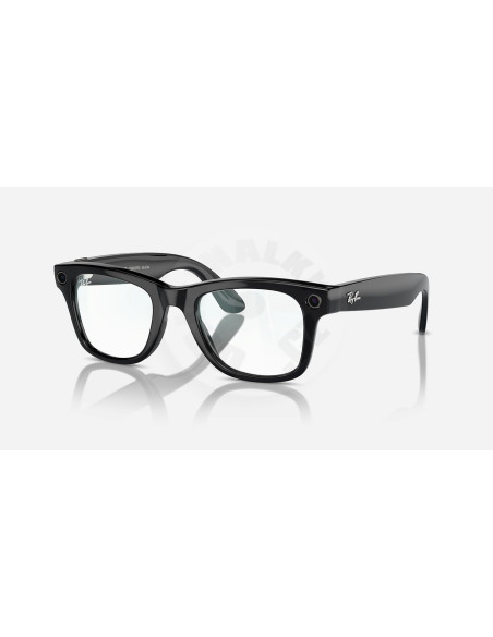 Meta Ray-Ban Gen1 Wayfarer - Matte Black/Clear to Graphite Green Transitions