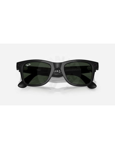 Meta Ray-Ban Gen1 Wayfarer - Matte Black/Clear to Graphite Green Transitions