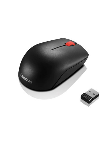 Lenovo Essential/Cestovná/Optická/1 000 DPI/Bezdrôtová USB/Čierna