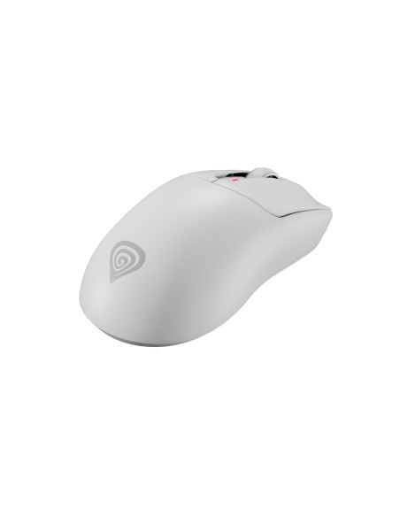 Genesis herná myš ZIRCON 500 G2/Herná/Optická/10 000 DPI/USB+BT/Biela