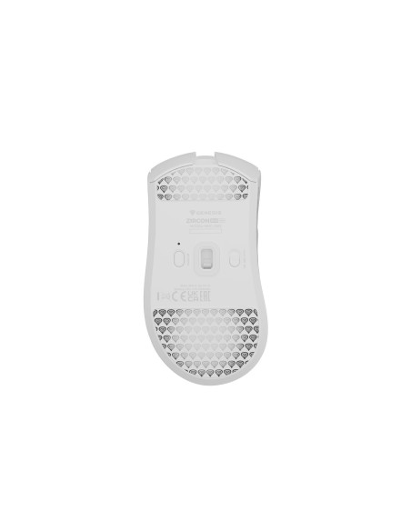 Herná bezdrôtová myš Genesis ZIRCON 880 PRO/Herná/Optická/30 000 DPI/USB+BT/Biela