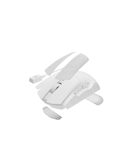 Herná bezdrôtová myš Genesis ZIRCON 880 PRO/Herná/Optická/30 000 DPI/USB+BT/Biela