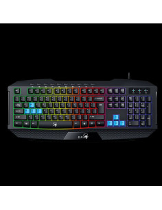 Klávesnica GENIUS K215 USB CZ+ SK black + Copilot