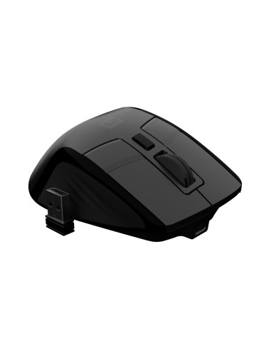 Bezdrôtová myš Natec JAGUAR PRO/Kancelárska/Blue Sense/Pre pravákov/4 000 DPI/USB+BT/Čierna