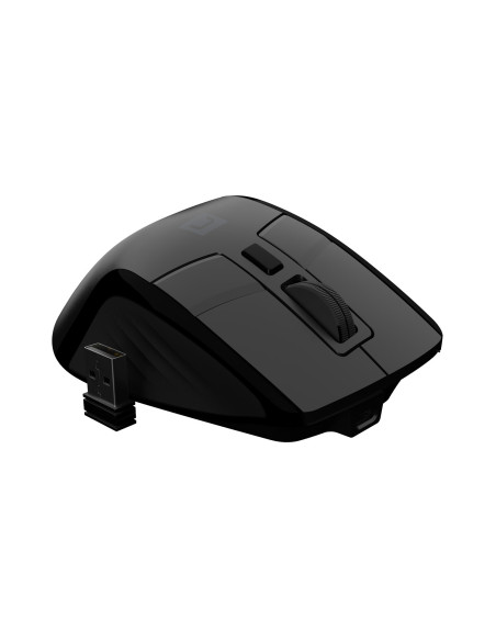 Bezdrôtová myš Natec JAGUAR PRO/Kancelárska/Blue Sense/Pre pravákov/4 000 DPI/USB+BT/Čierna