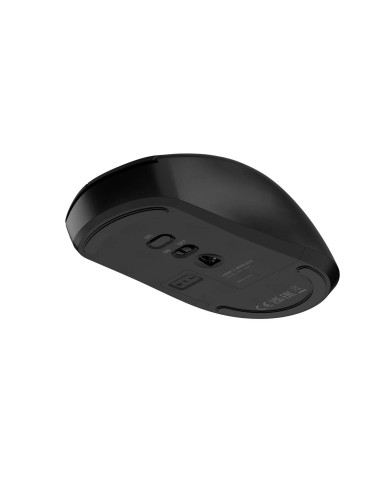 Laserová bezdrôtová myš Natec HAWK 2/Kancelárska/Laserová/3 200 DPI/Bezdrôtové USB/Čierna