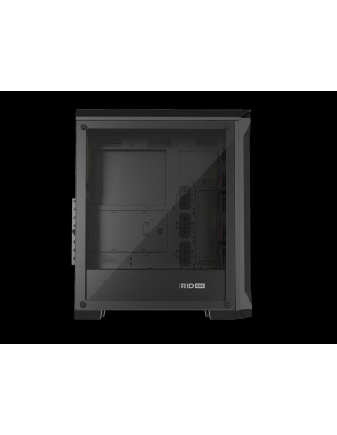 Počítačová skriňa Genesis IRID 505 ARGB V2/Midi Tower/Transpar./Čierna