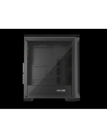 Počítačová skriňa Genesis IRID 505 ARGB V2/Midi Tower/Transpar./Čierna