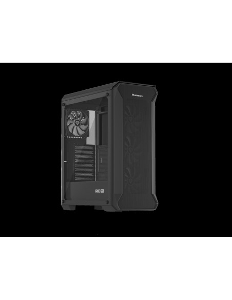Počítačová skriňa Genesis IRID 505 ARGB V2/Midi Tower/Transpar./Čierna
